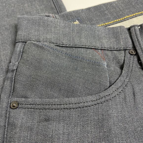 Matias Sol Jeans Men's Size 34 Blue Mid Rise Slim Taper Fit Denim Made In USA - Picture 2 of 16